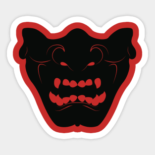 Japanese Demon Sticker